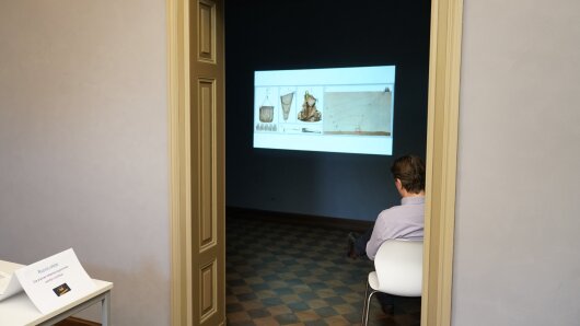 Eine Präsentation gab weitere Informationen zu den Radiolarien