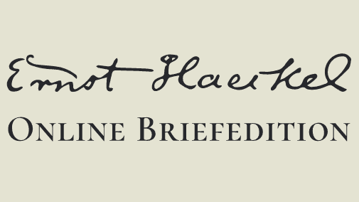 Logo der Ernst Haeckel Briefedition