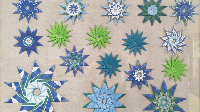 Origami-Sterne