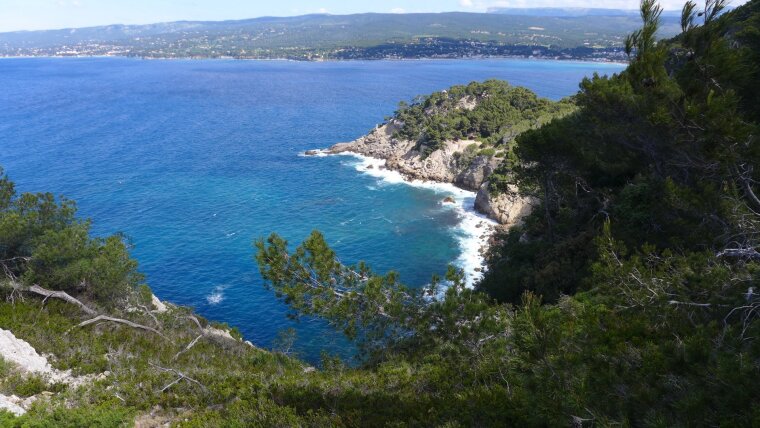 Calanque at La Madrague (France)